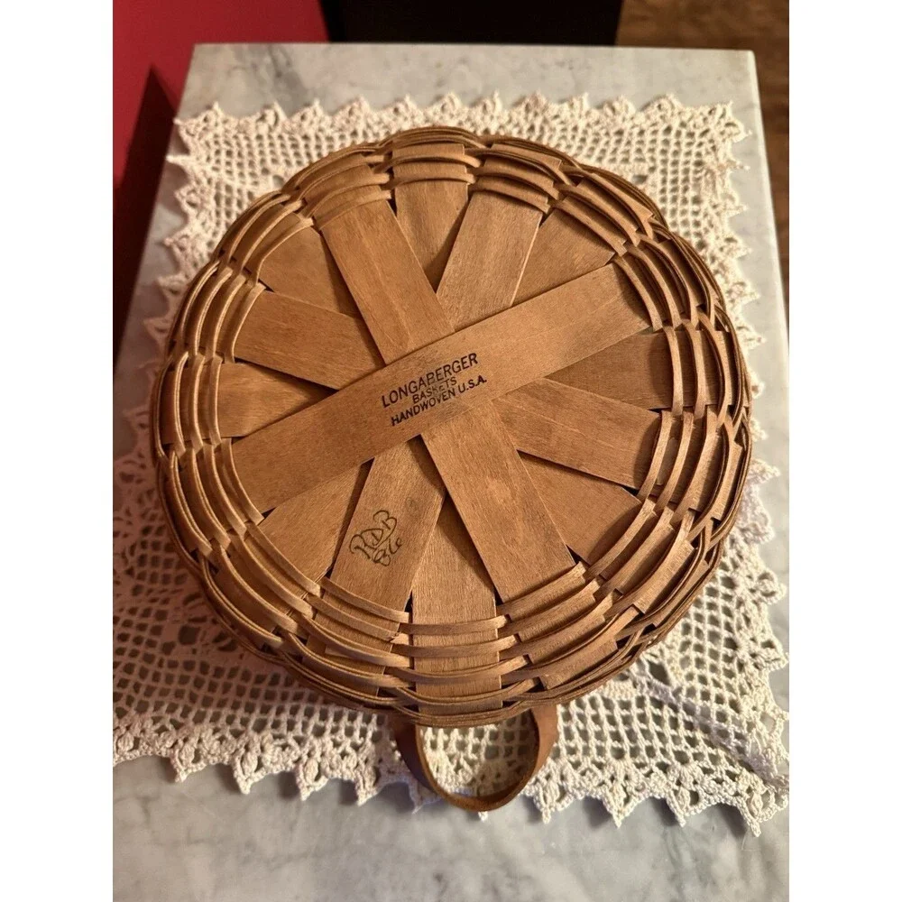 Longaberger round basket